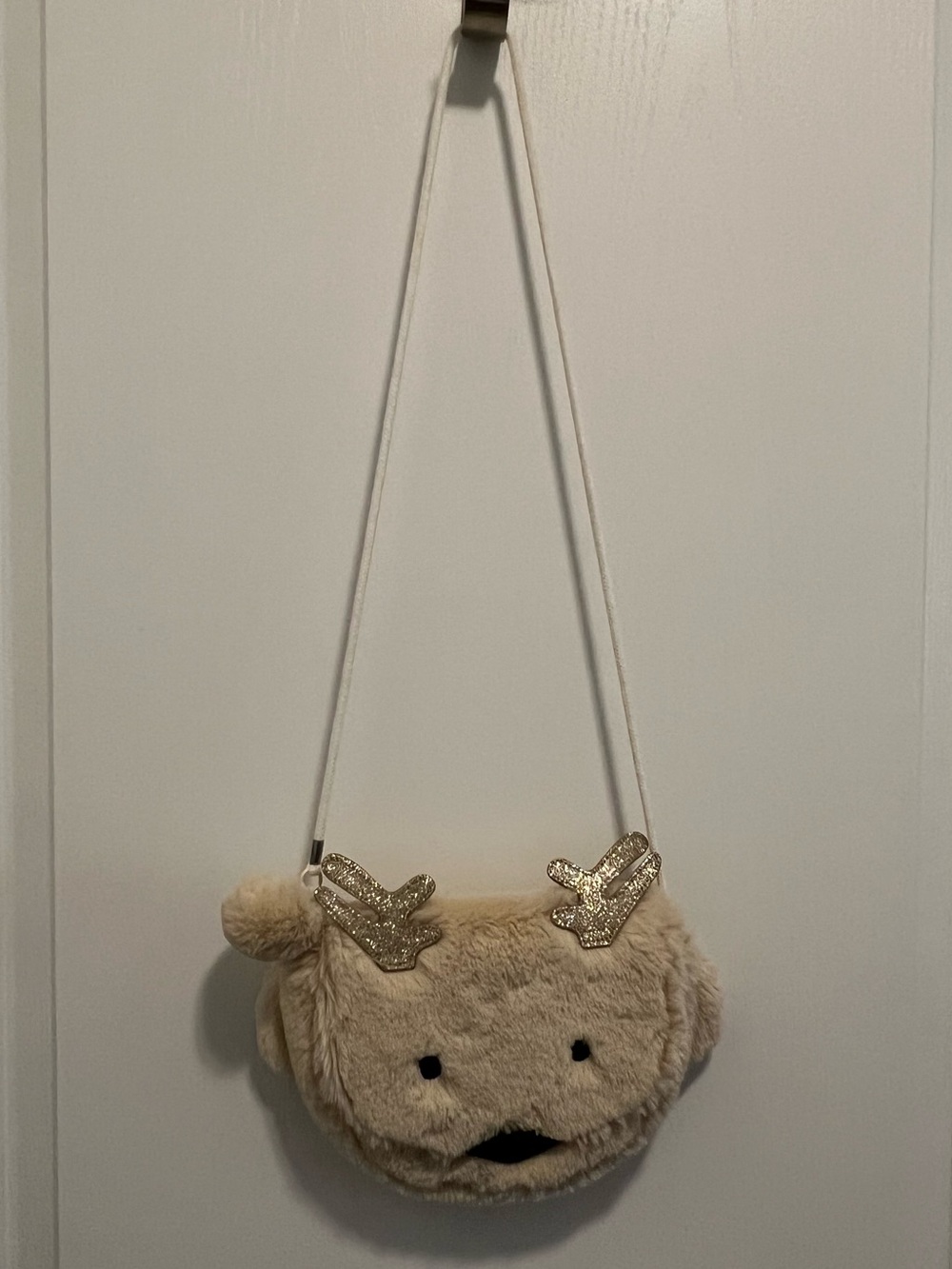 Gymboree Cream Fur Purse